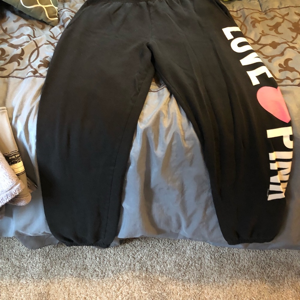 Pink sweatpants